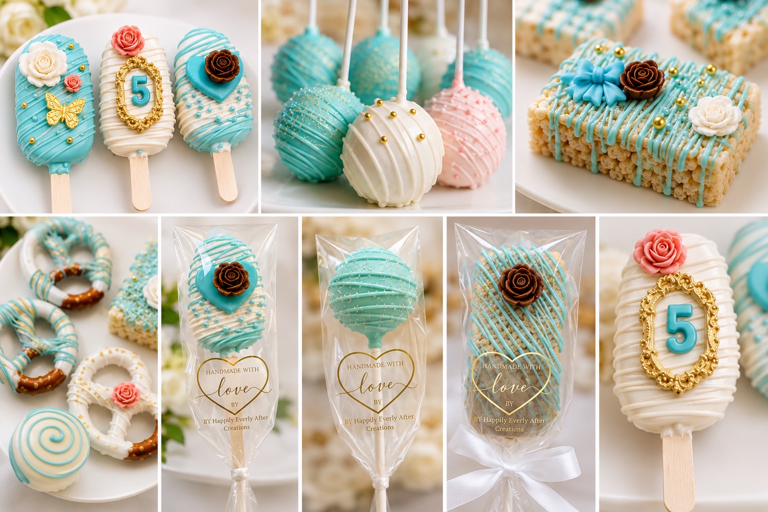 Custom party treat collection from Happily Everly After Creations
