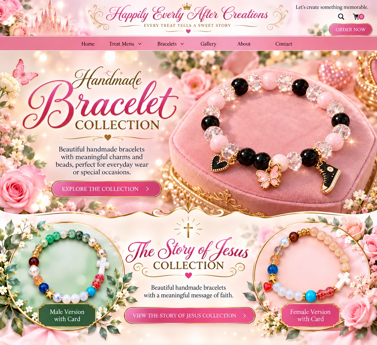 Happily Everly After Creations handmade bracelet collection
